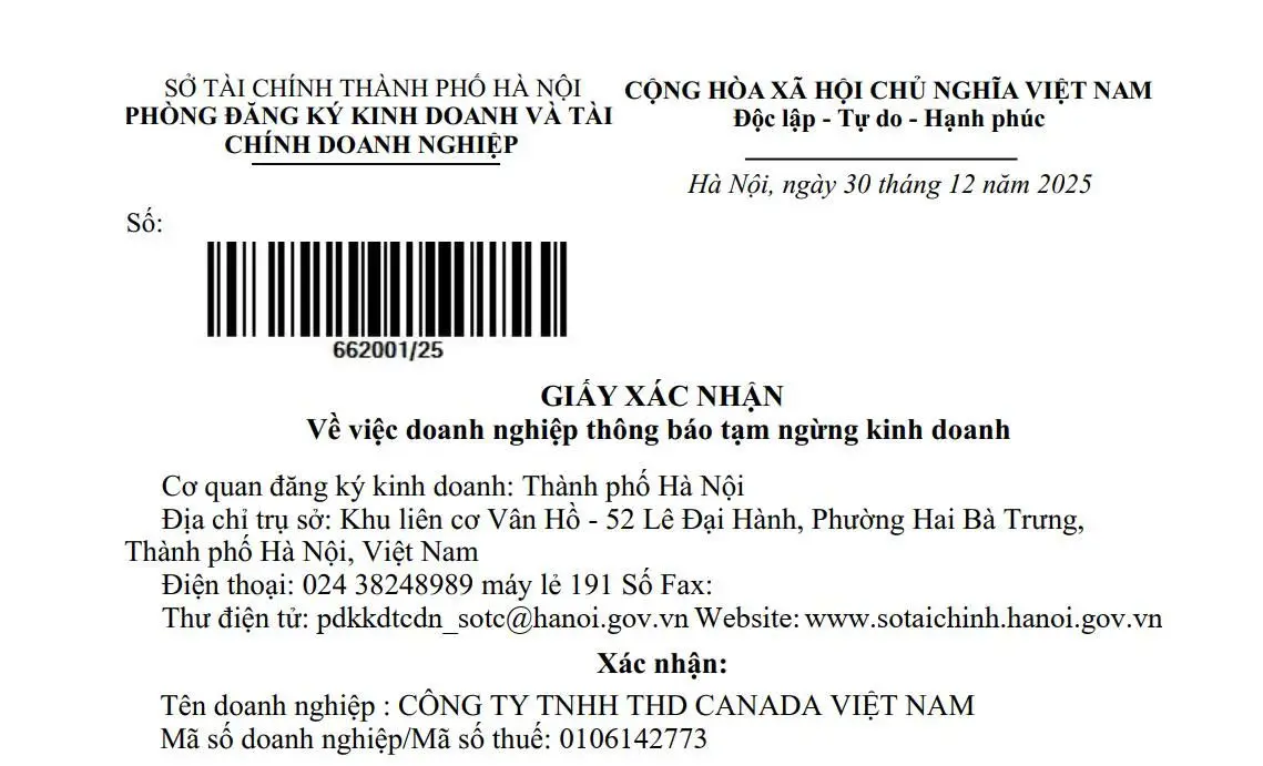 gia-han-tam-ngung-kinh-doanh-cong-ty-tnhh-thd-canada-viet-nam